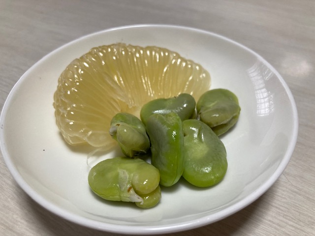 【スタッフ日記】そら豆とサワーポメロ